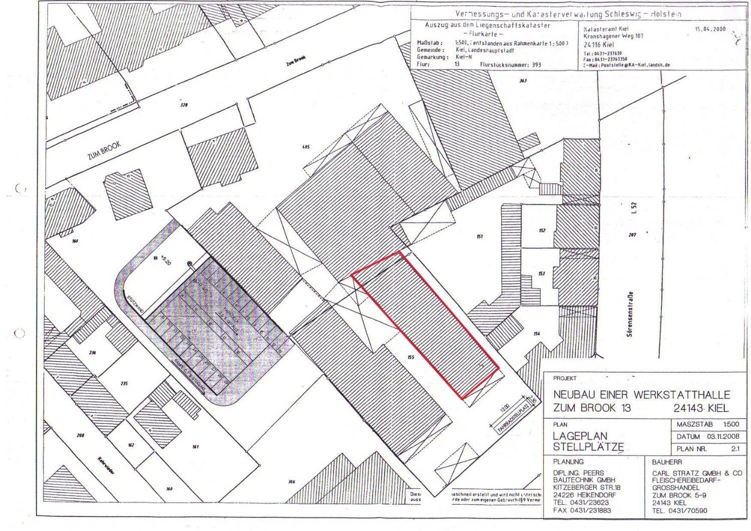 Lageplan Zum Brook 8