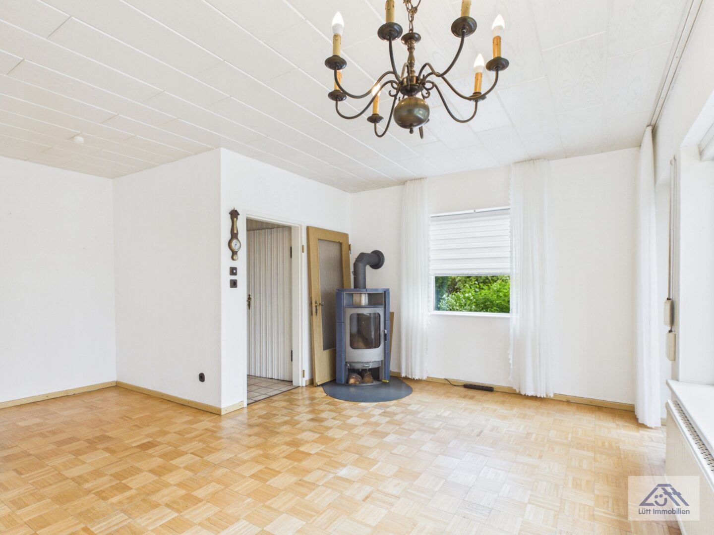 Wohnzimmer EG mit Kaminofen