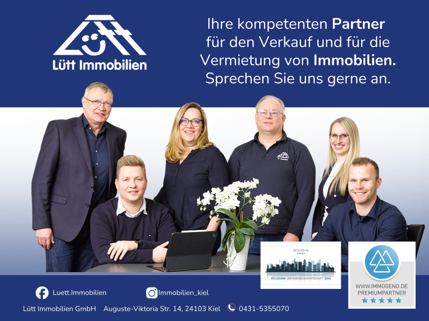 Ihre Ansprechpartner - Lütt Immobilien Kiel