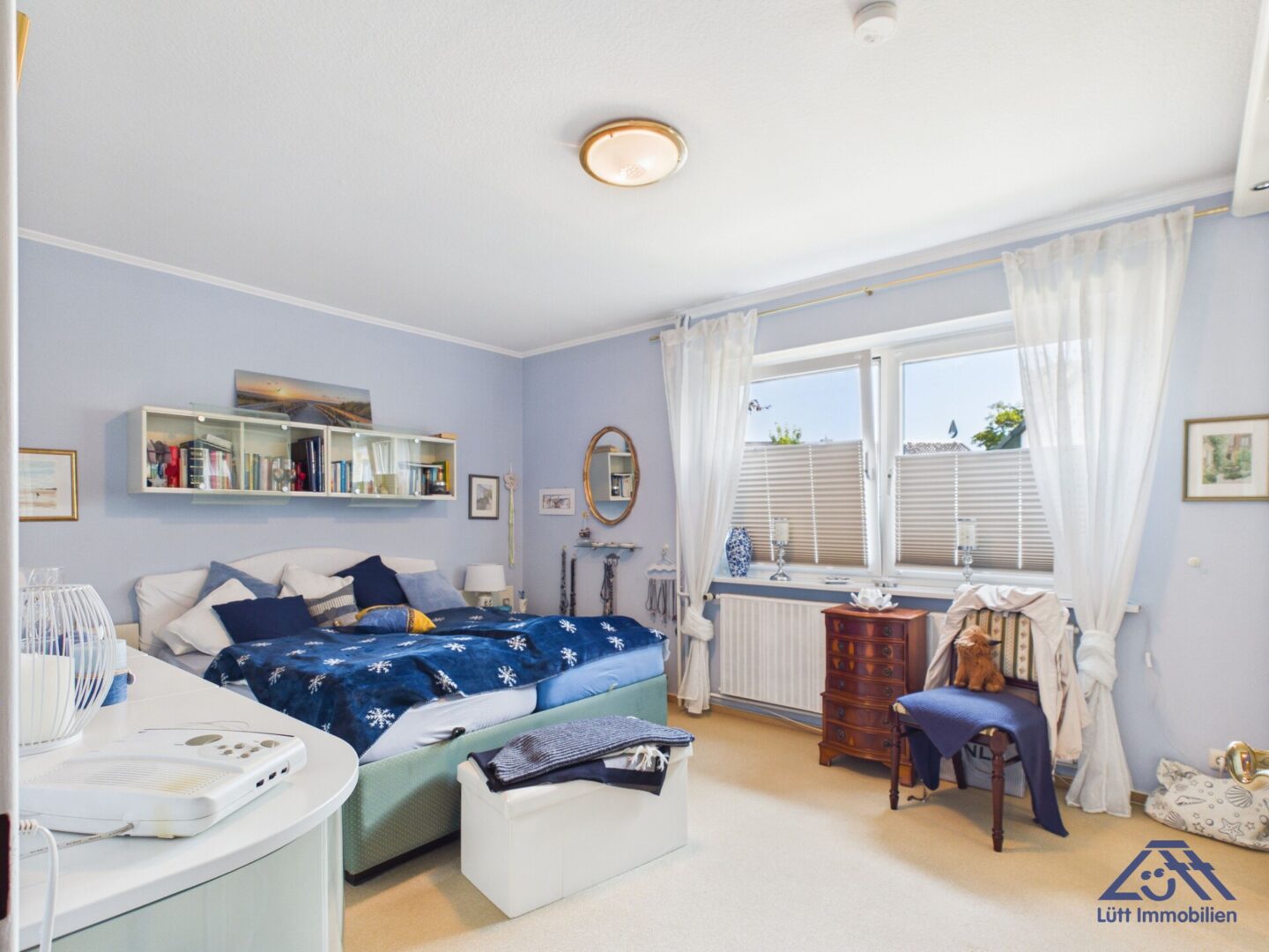 Schlafzimmer EG Ansicht - Lütt Immobilien - Schackendorf
