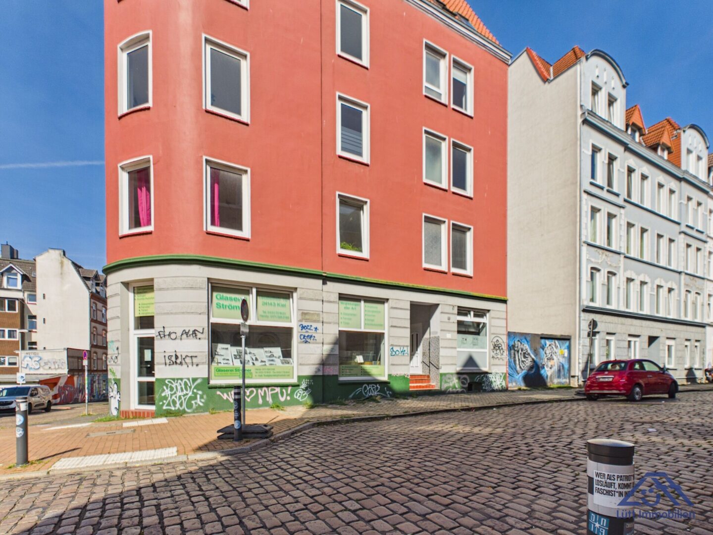 Straßenansicht -  Lütt Immobilien - Kiel Gaarden