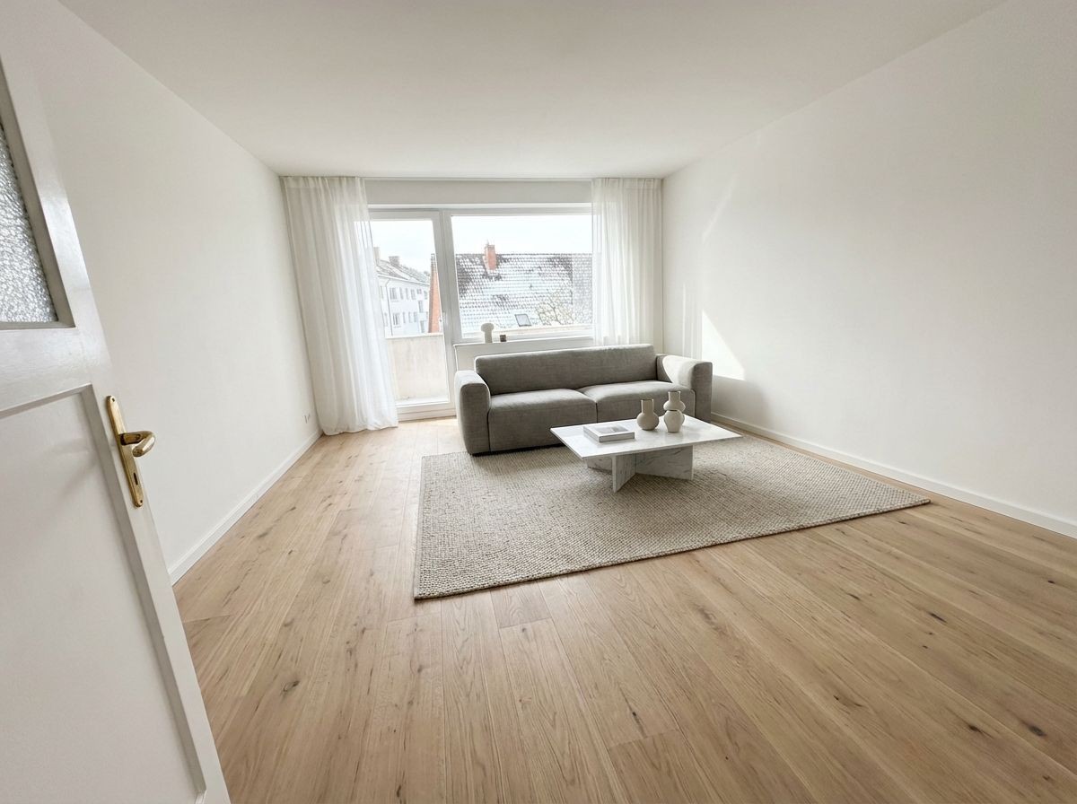 Potenzial Renovierung Wohnzimmmer - Lütt Immobilien